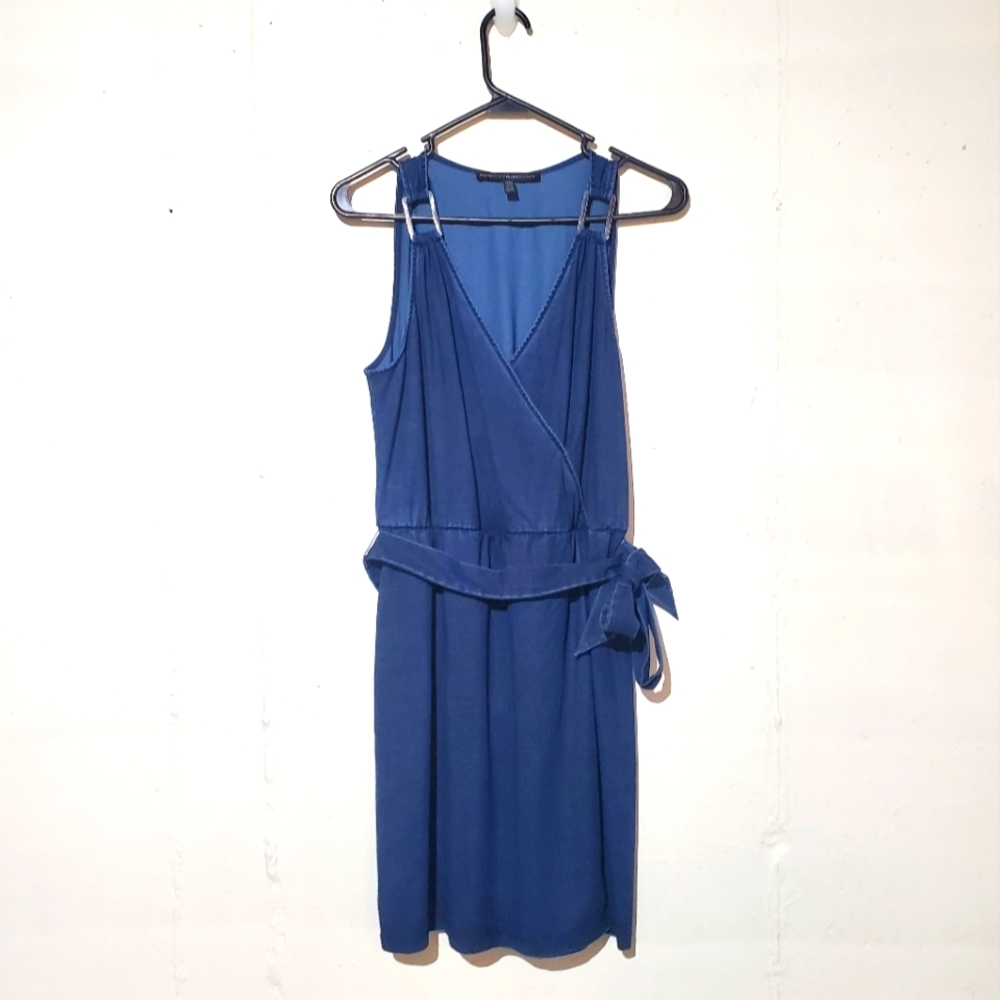 White House Black Market, Denium Blue, Womens Dress, Size 6P